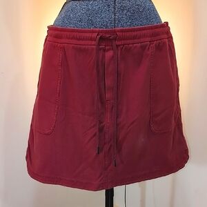 Athleta Rust Skirt with Drawstring